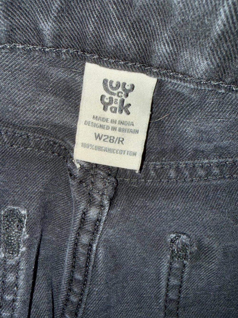 Lucy & Yak Straight Leg Jeans 28 - Picture 4 of 4